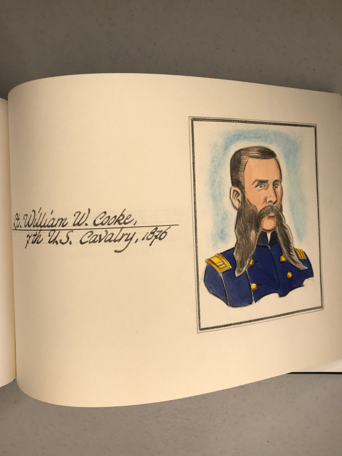 Custer Centennial Observance 1978 Leather HC Signed FitzJames Art 11/50