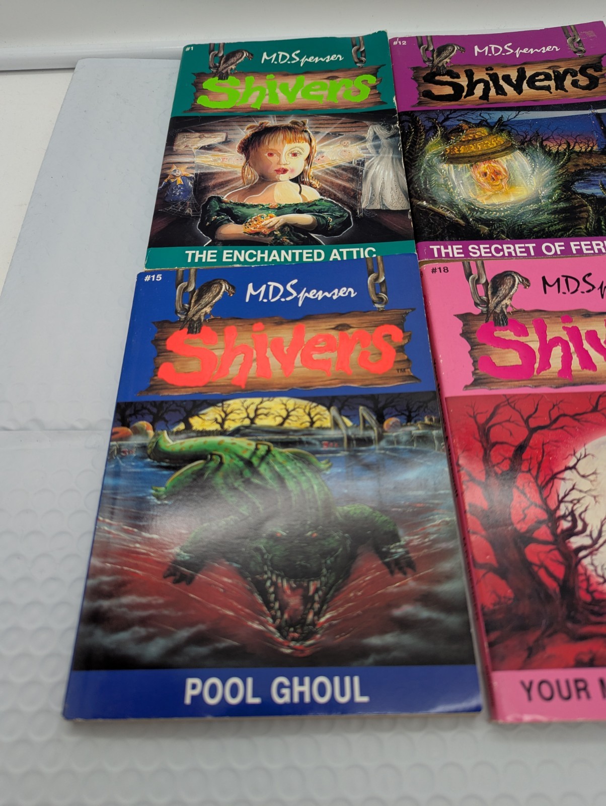 Shivers M.D. Spencer 4 Book Lot 1 12 15 18 Horror 1990&rsquo;s