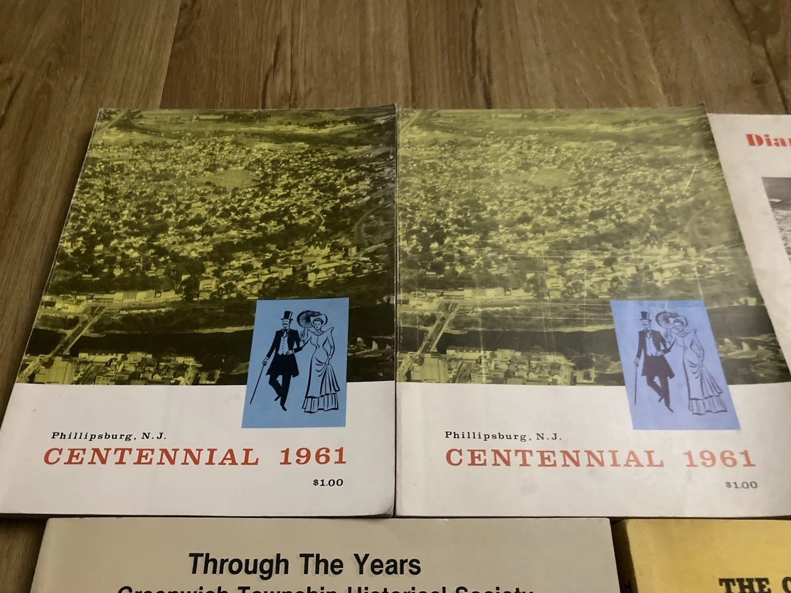 Lot 5 Vintage Local History Books Phillipsburg NJ Easton PA Greenwich Centennial