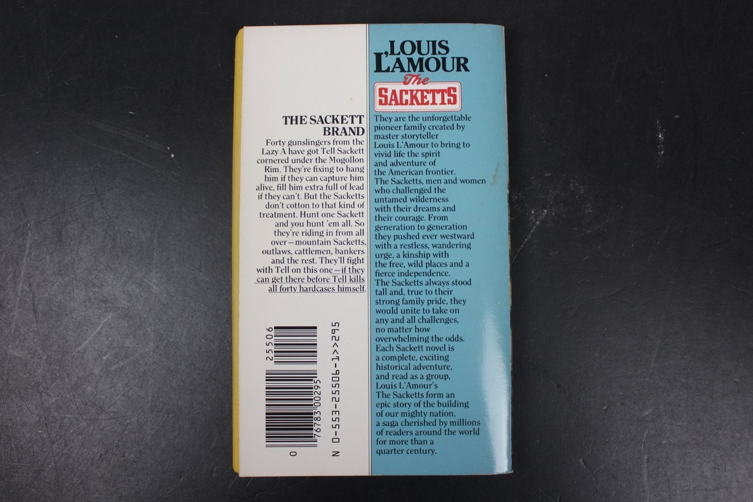 The Sackett Brand Louis L&rsquo;Amour 1985 Paperback Western The Sacketts Bantam Books