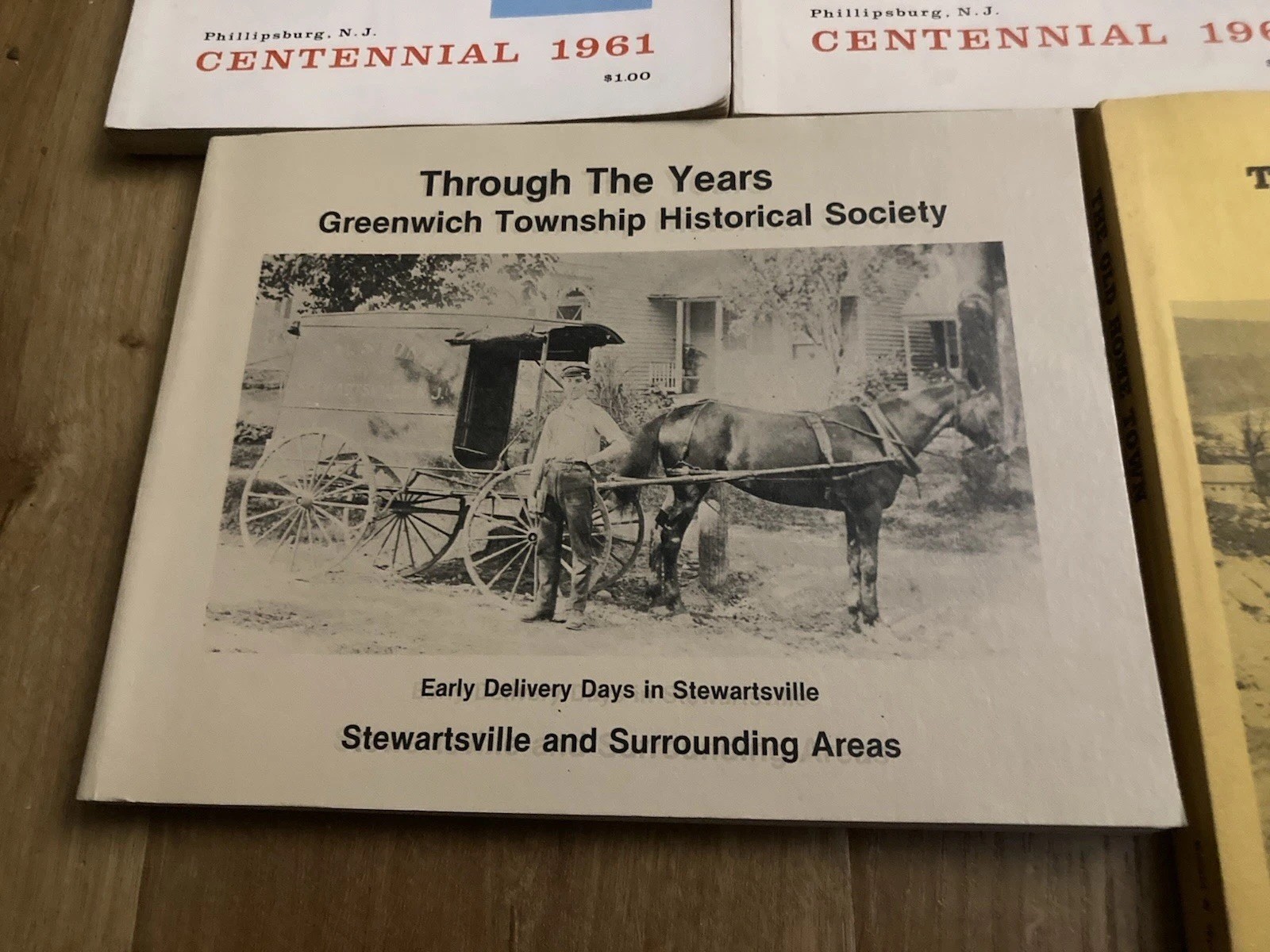 Lot 5 Vintage Local History Books Phillipsburg NJ Easton PA Greenwich Centennial