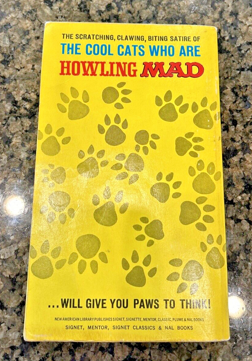 Howling Mad, Signet Book, 1st Printing 1967! William M Gaines, Alfred Feldstein