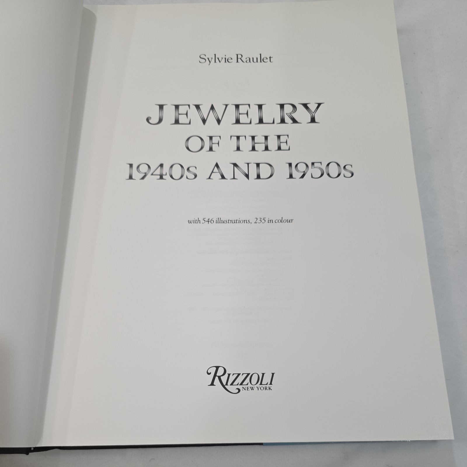Jewelry of the 1940&rsquo;s and 1950&rsquo;s by Sylvie Raulet HC