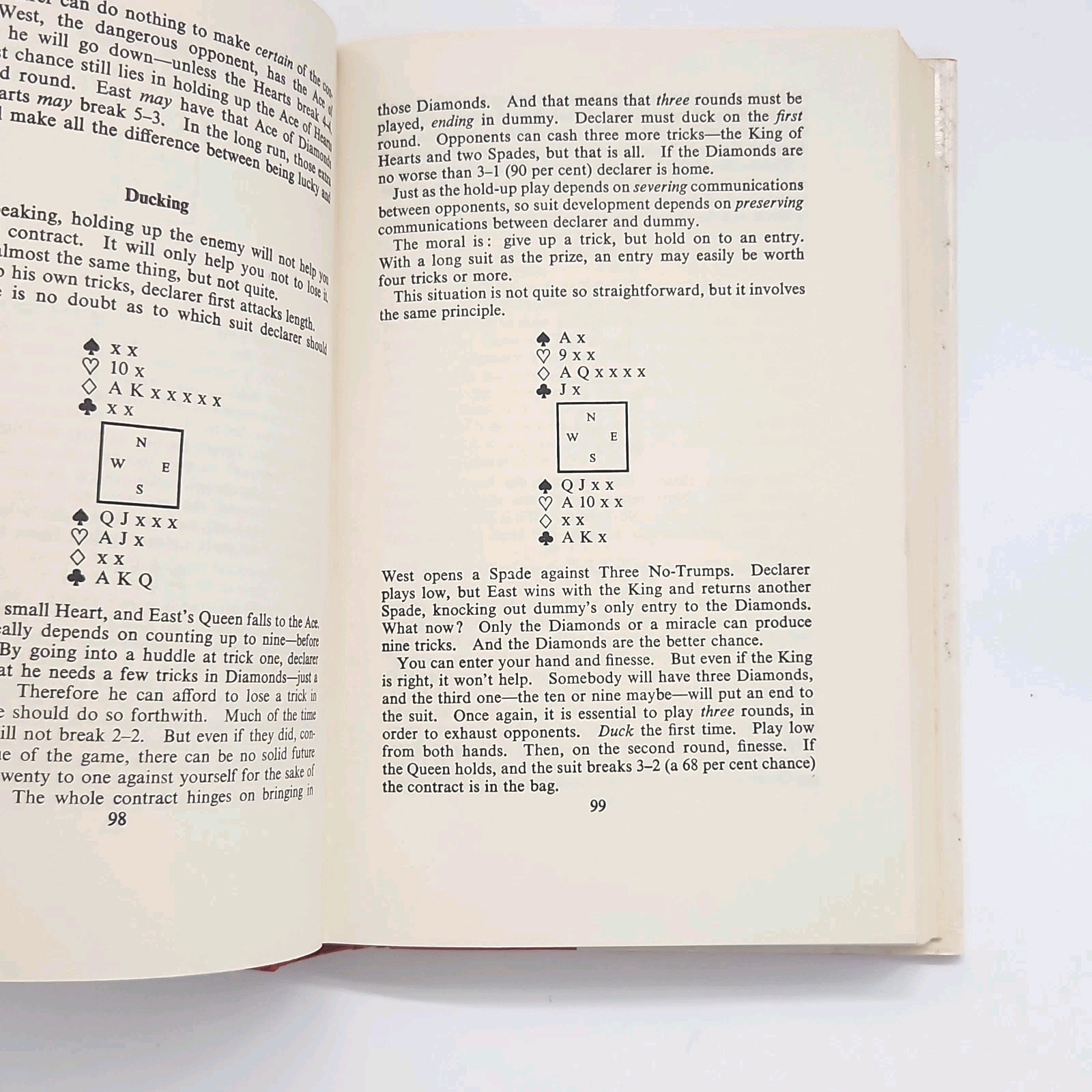 Card Play Technique by Victor Mollo & Nico Gardener Bridge Game Book Hardcover