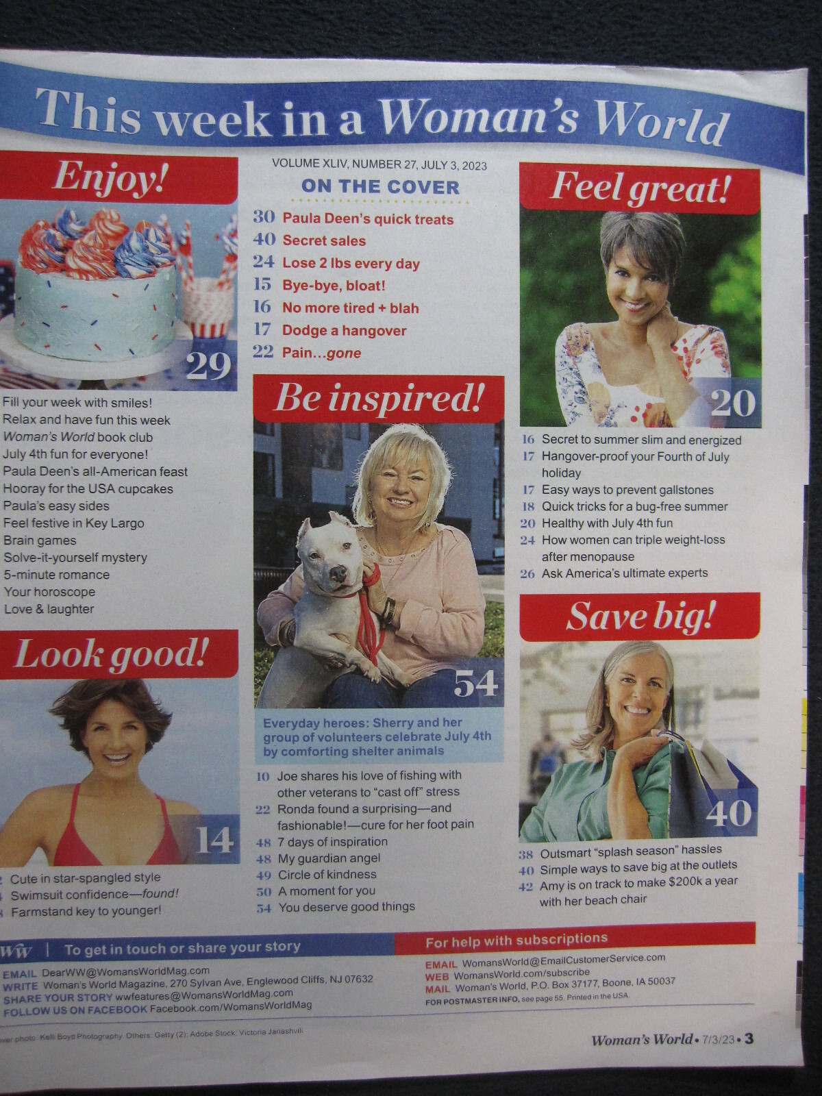 Woman&rsquo;s World July 3 2023 Lose 2 Lbs Every Day