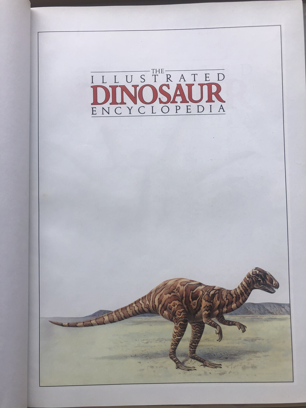 Illustrated Dinosaur Encyclopedia by Dougal Dixon (1988, Hardcover)