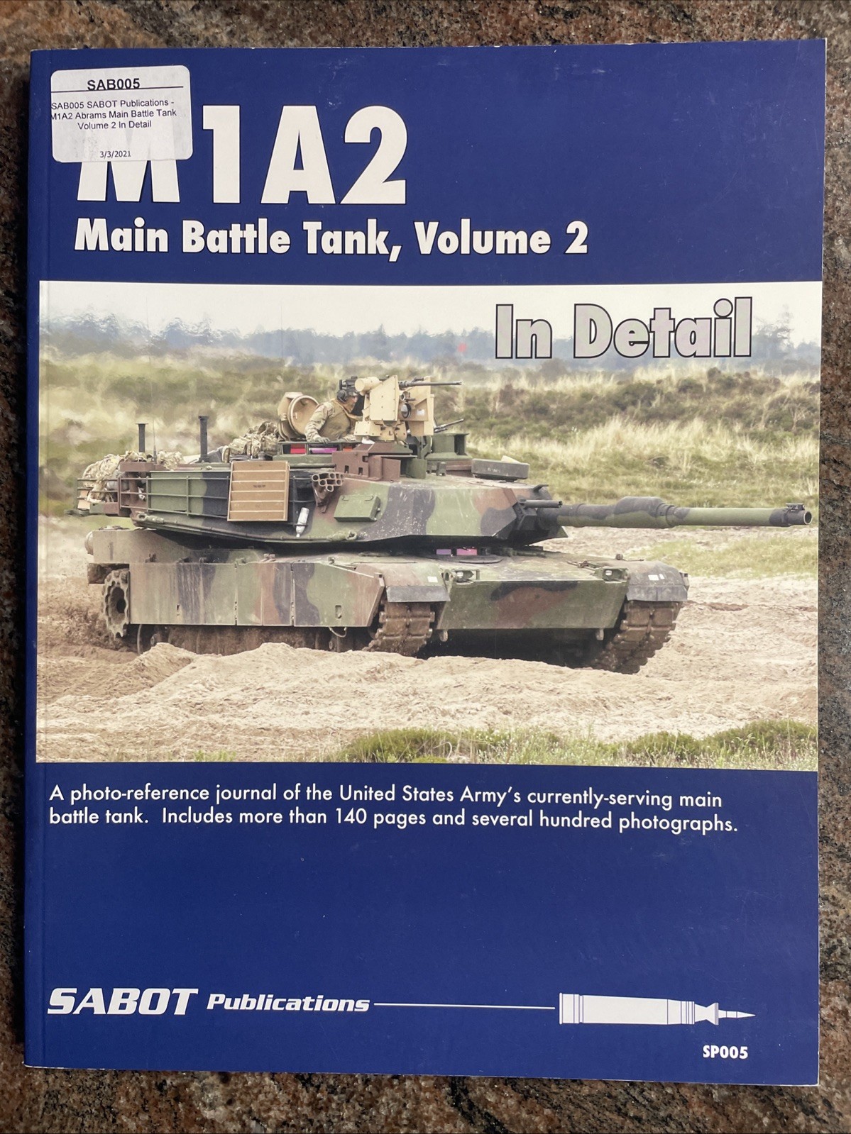 M1A2 MBT, Volume 2 – SABOT Publications No. SP005, SB, 134 Pages, 2016