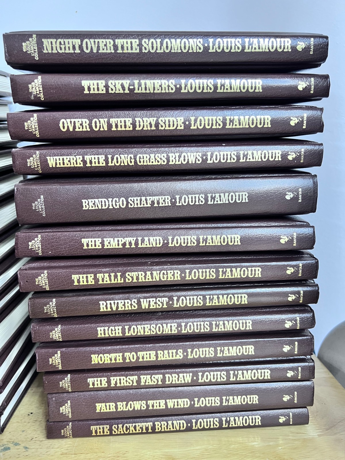 Louis L&rsquo;Amour Leatherette Hardcover Books (Sold Individually) Read description!!