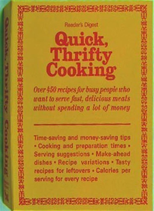 Quick, Thrifty Cooking Hardcover Reader&rsquo;s Digest Editors