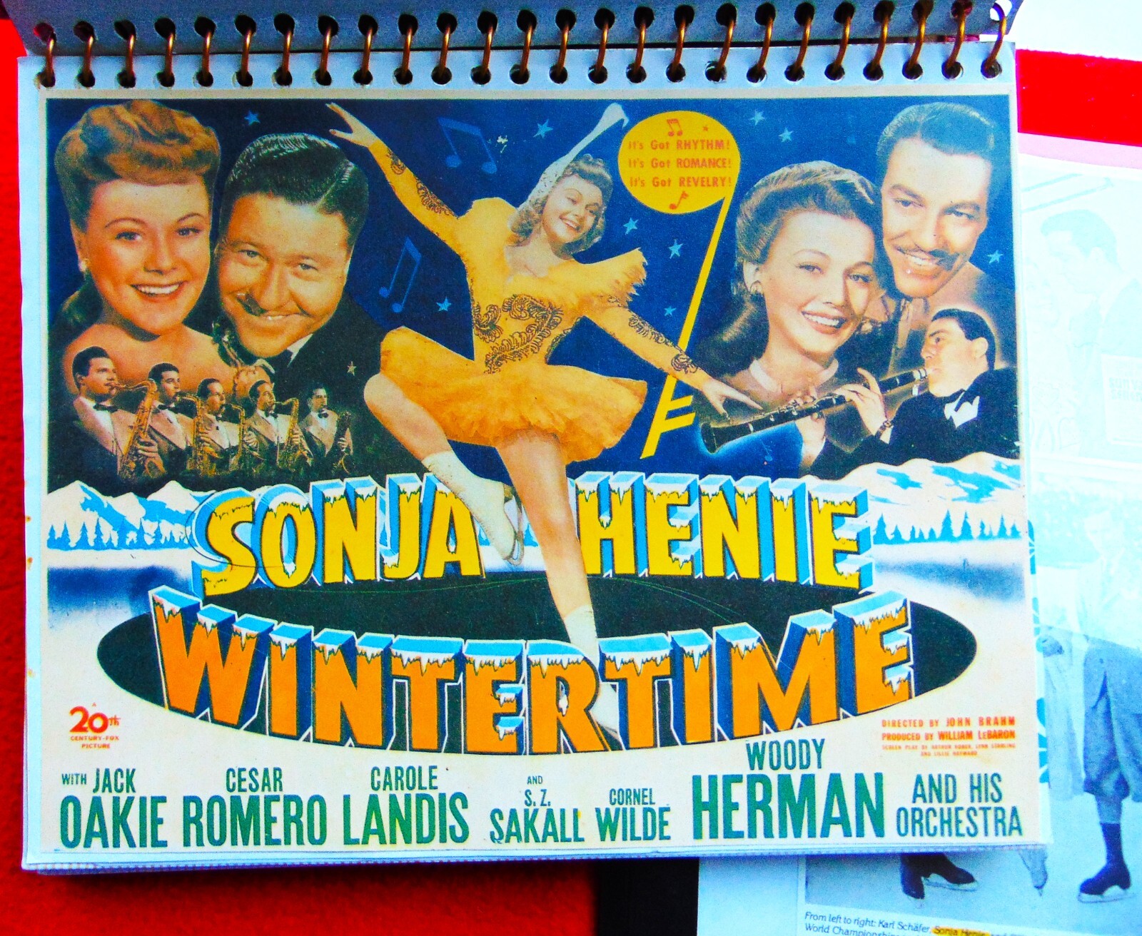 SONA HENIE ~ 2 BOOKS ~ 12 RARE STUDIO 8 x 10 PHOTOS ~ 78 TOTAL PAGES MEMORABILIA