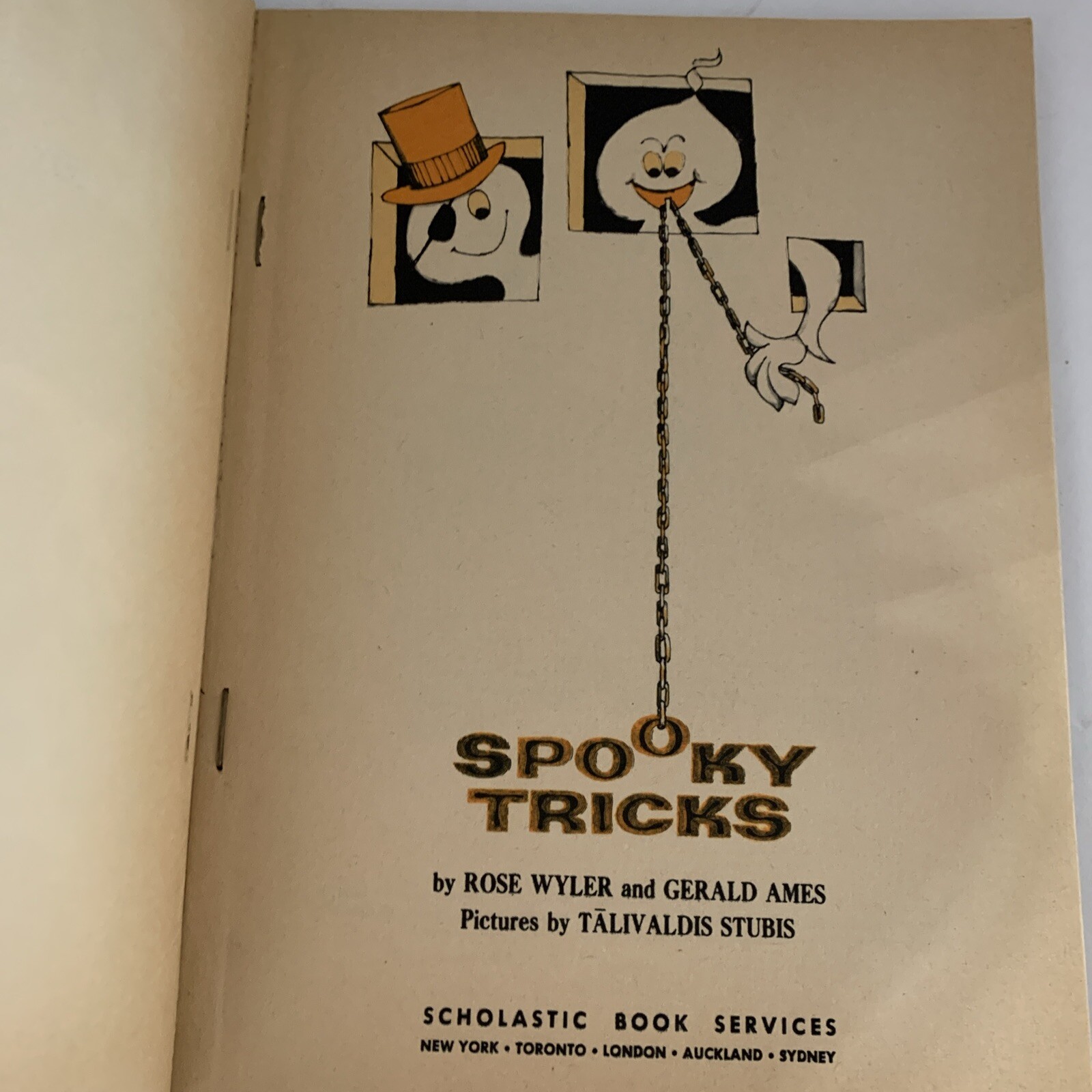 Darling Vintage 1960&rsquo;s Spooky Tricks Written by Rose Wyler & Gerald Ames