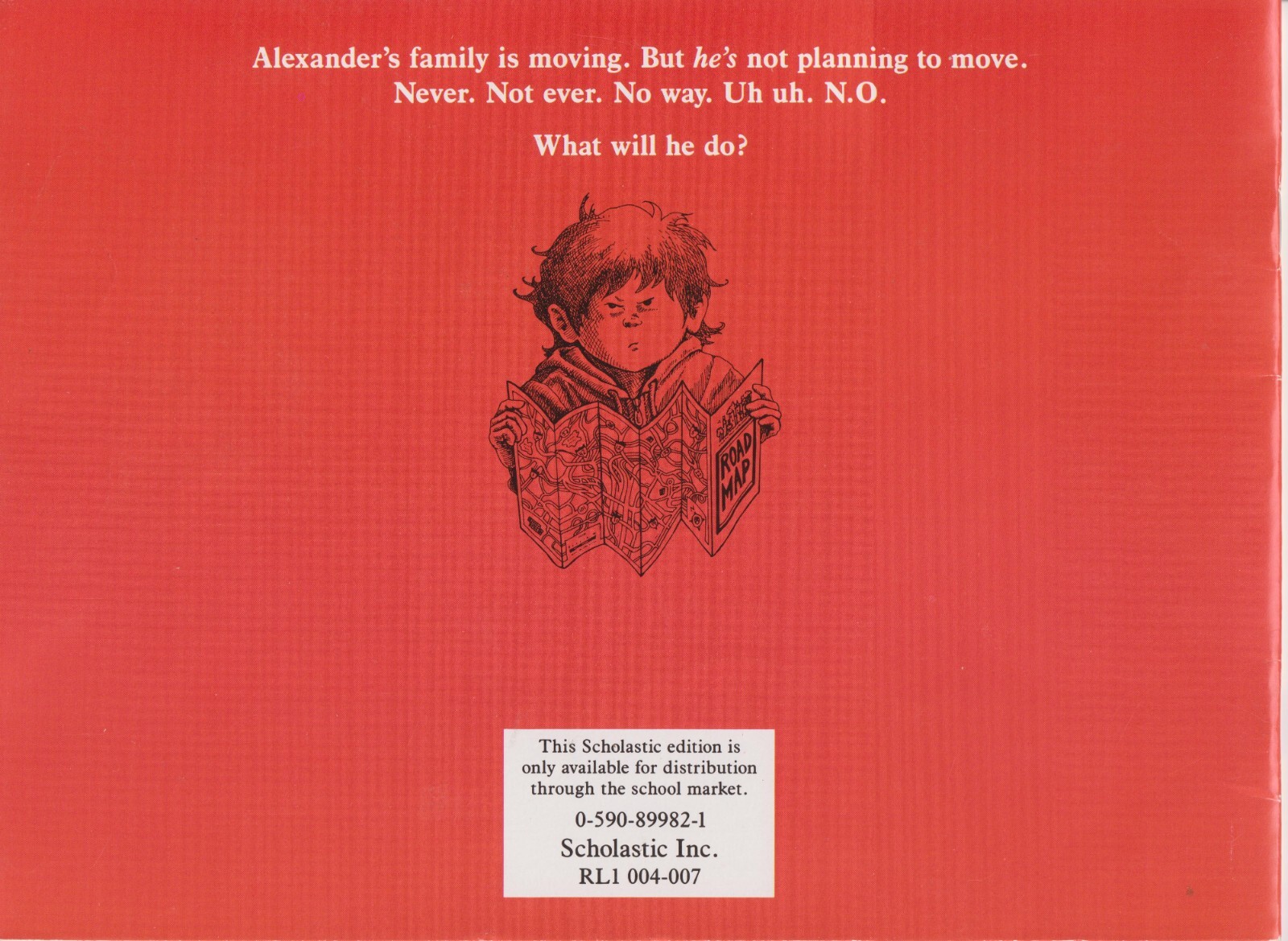 Alexander, Who&rsquo;s Not (Do You Hear Me? I Mean It) Going to Move by Judith Viorst