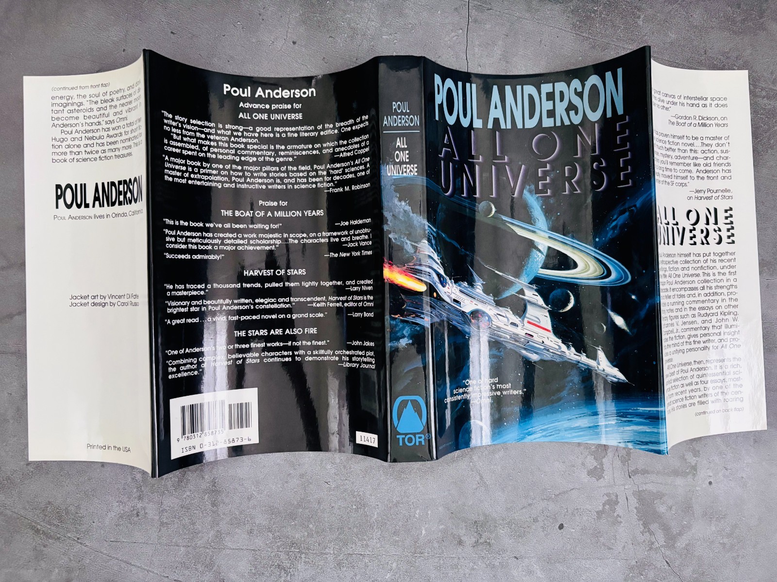 Poul Anderson All One Universe HC Like New 1997 Essays Short Stories SF