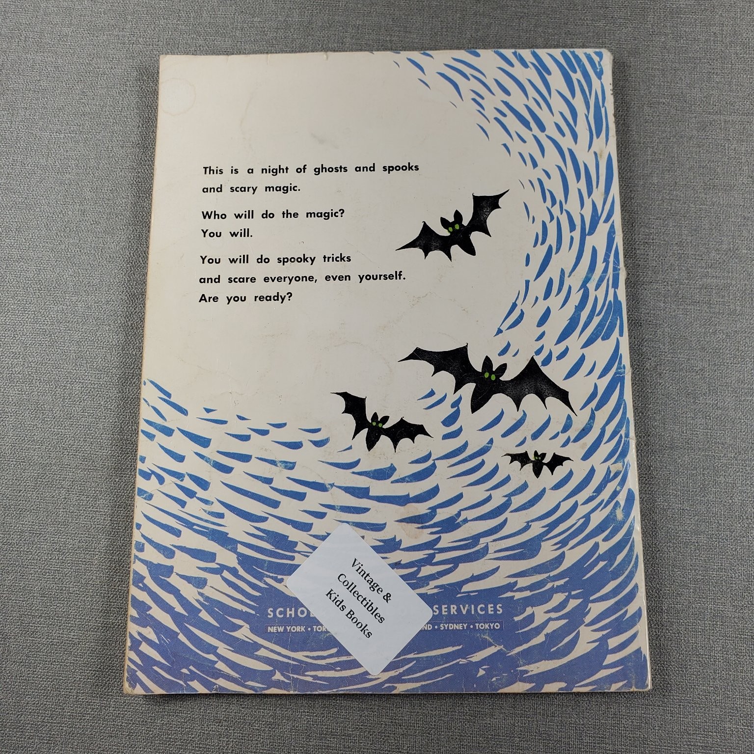 Spooky Tricks Rose Wyler Gerald Ames 1968 Illustrated Kids Book Scholastic