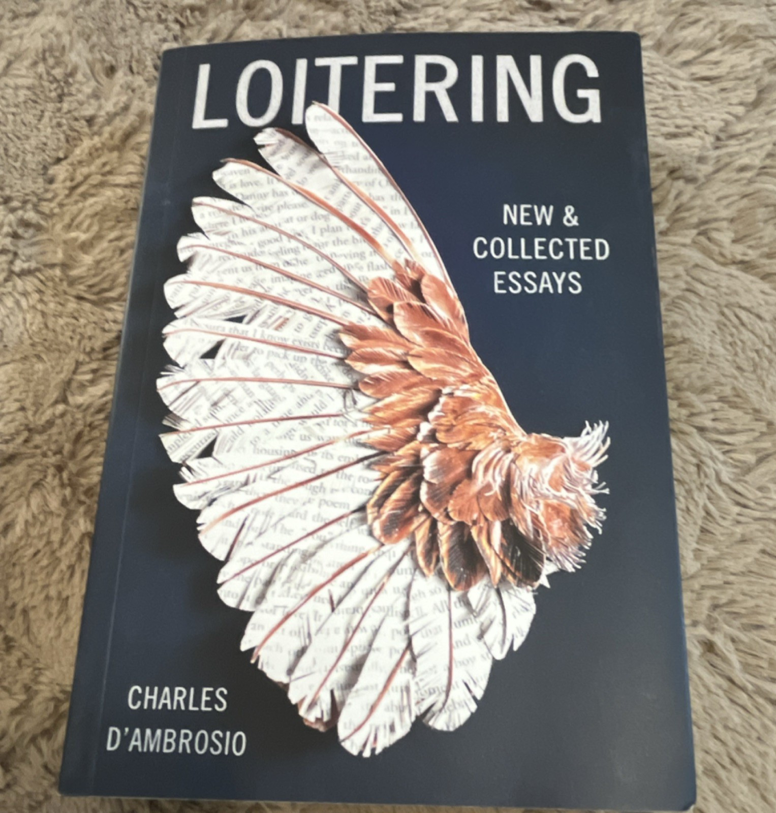 Tin House Books Loitering: New & Collected Essays by Charles D&rsquo;Ambrosio, Trade …