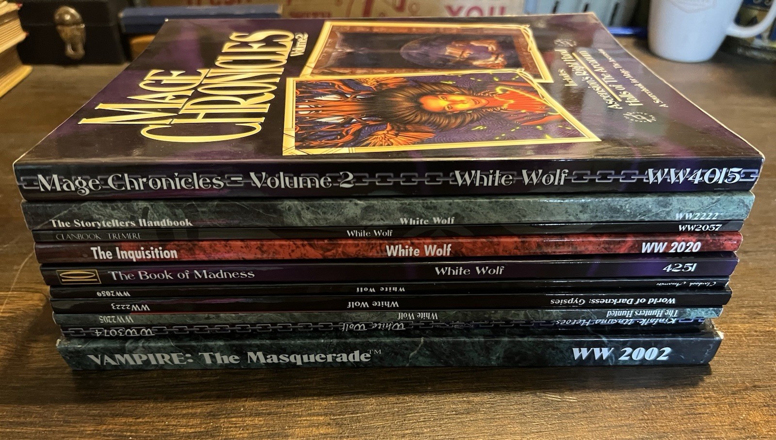10 Vampire Werewolf Players Guide Sourcebook RPG Lot Out of Print White Wolf WW