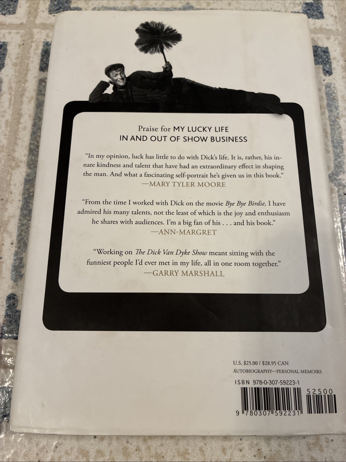 SIGNED! Dick Van Dyke My Lucky Life Hardcover Book 2011 First Edition