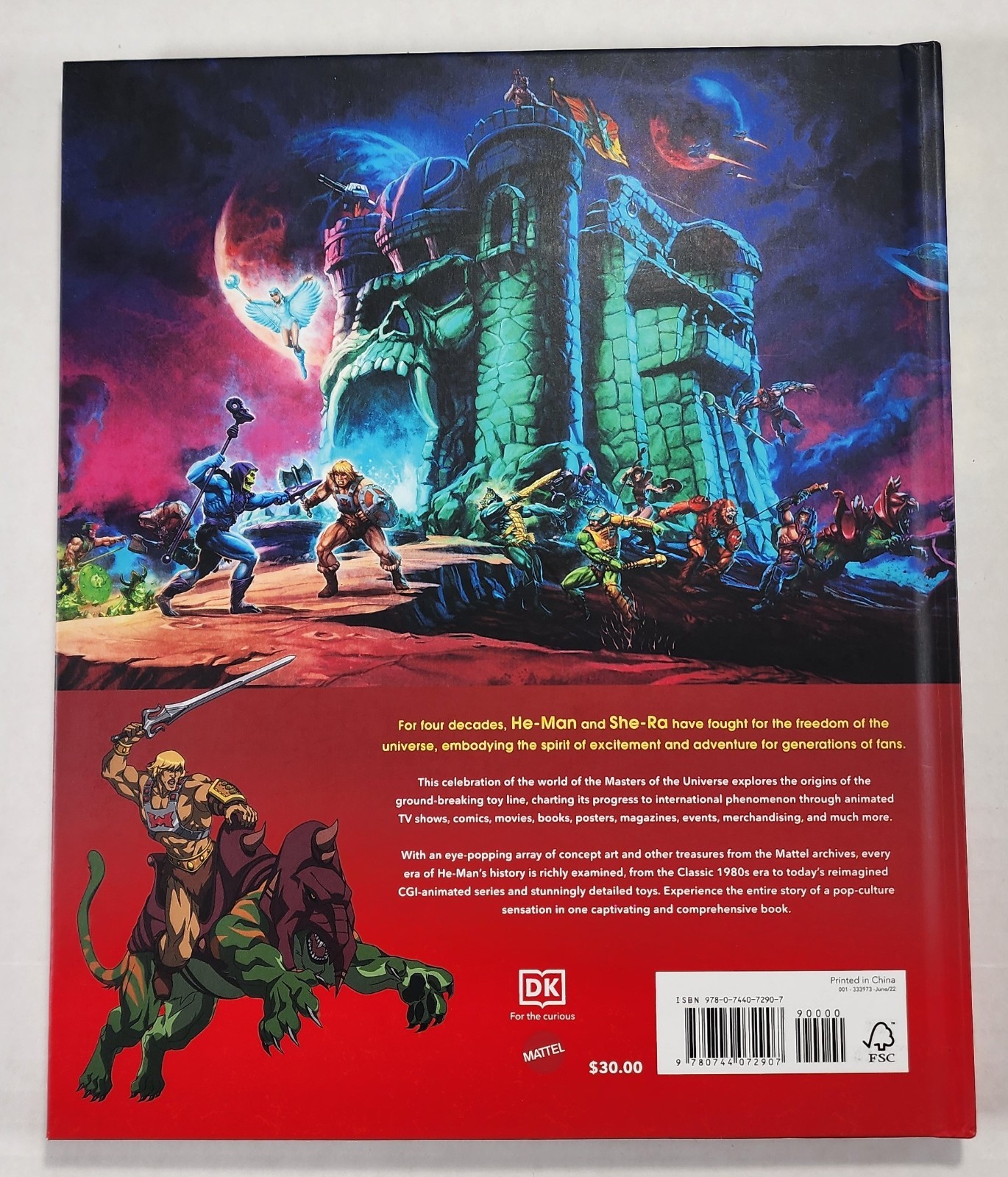 Masters Of The Universe Book Epic History Of He-Man & She-Ra New Hardcover