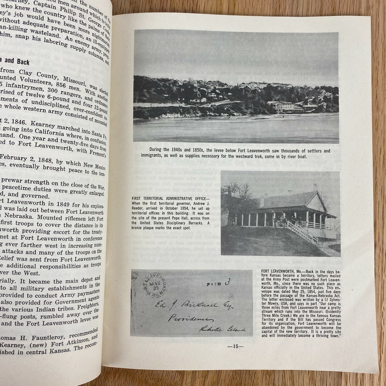 1959 Fort Leavenworth Booklet US Army Command Historic General Staff College VTG