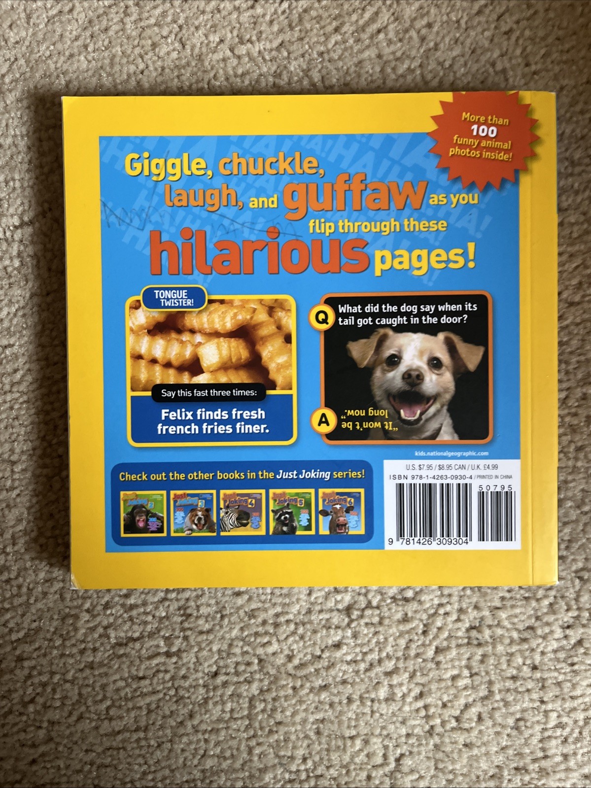 National Geographic Kids Just Joking : 300 Hilarious Jokes, Tricky Tongue…