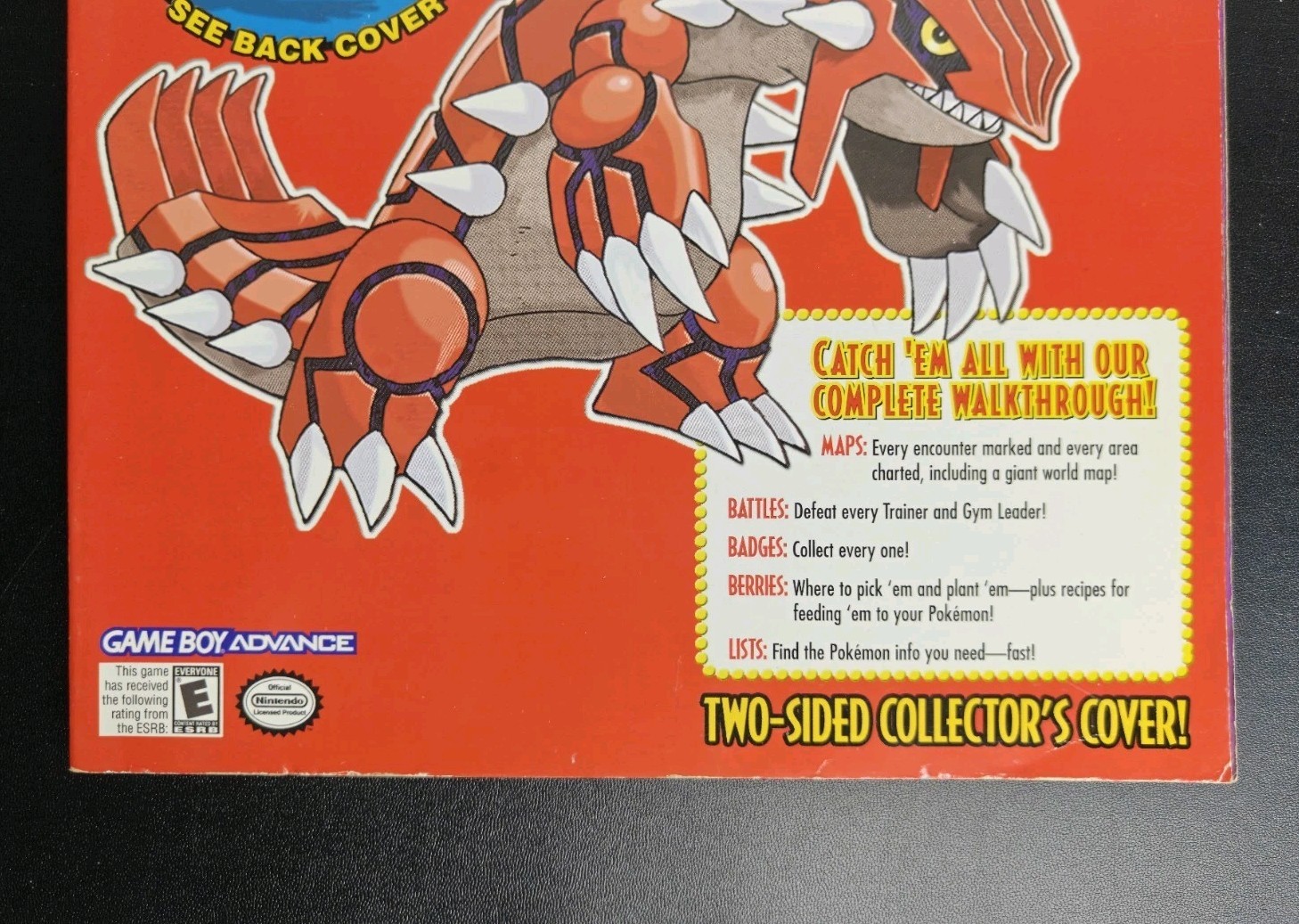 Pokemon Ruby and Sapphire Official Trainer&rsquo;s Strategy Guide Brady Games GBA