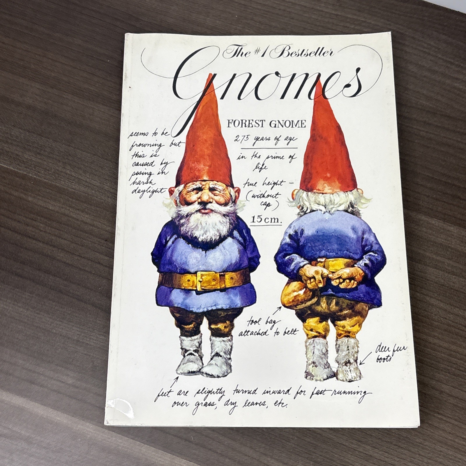 Gnomes by Rien Poortvliet, 1979 PB, 1st Paperback Edition, Printing, VG