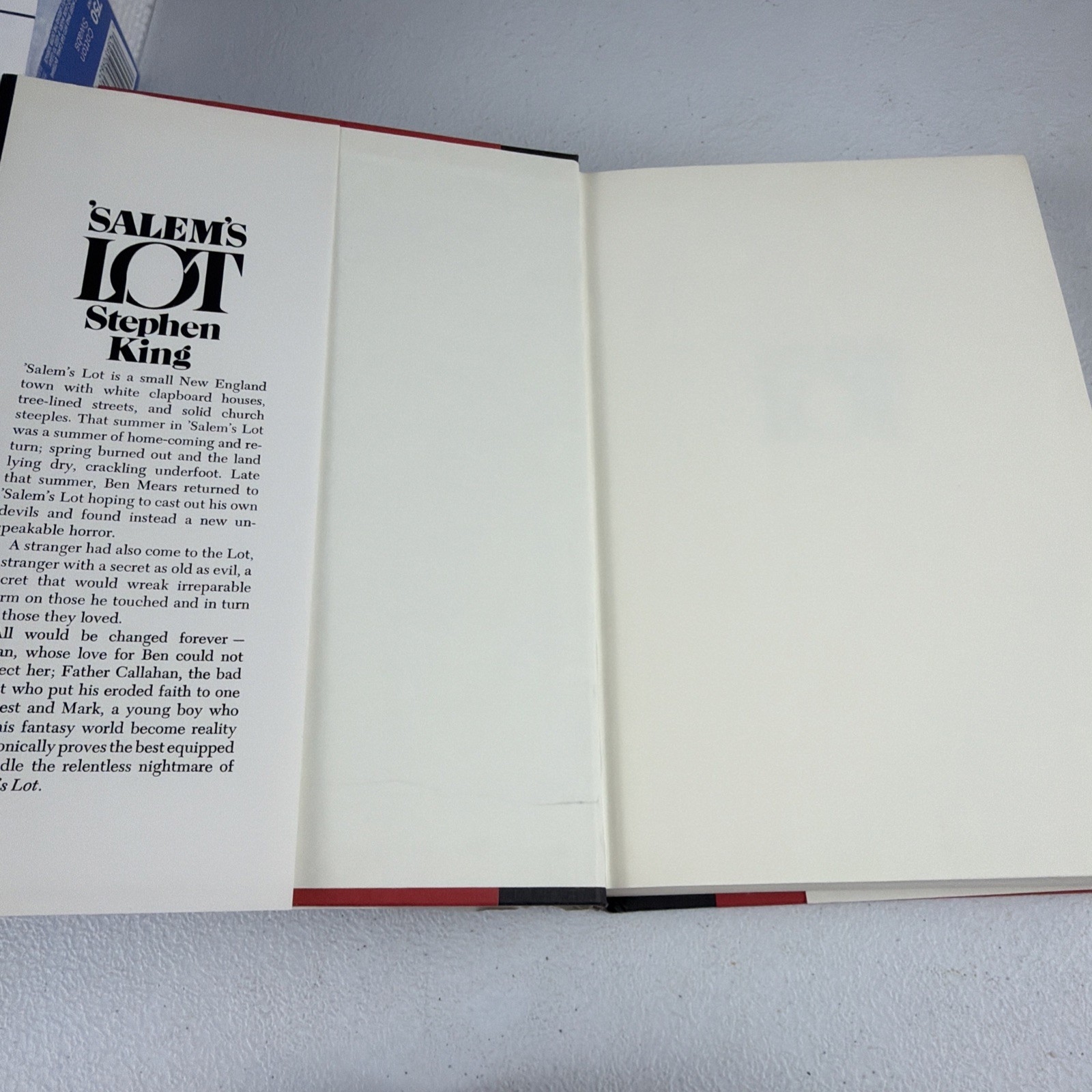 Salem&rsquo;s Lot by Stephen King Hardcover 1975 Book Doubleday