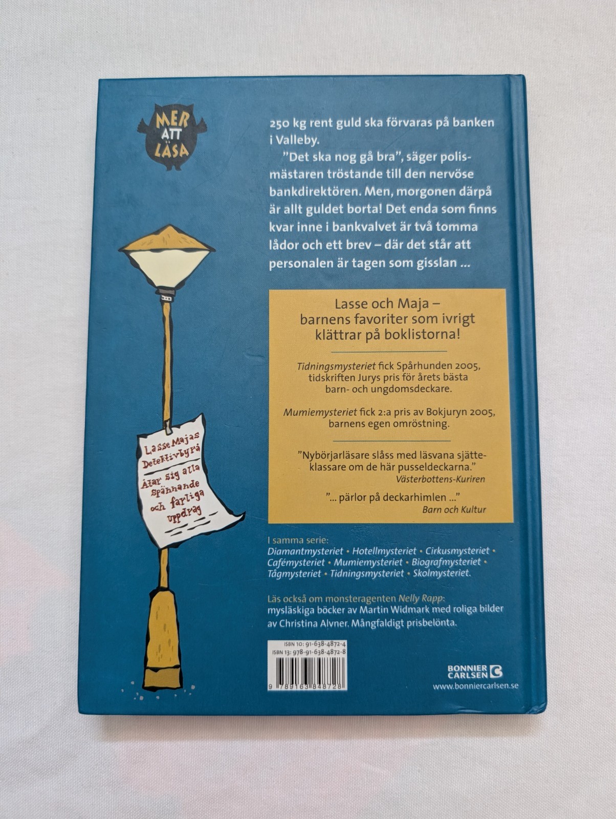 Lasse Maja&rsquo;s Detective Agency 8 Book Hardcover Lot in Swedish Svenska Widmark