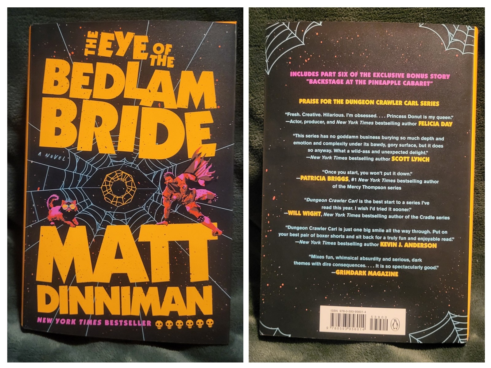 Dungeon Crawler Carl 1-8 Matt Dinniman Hardcover Set Complete 🍩 🐈