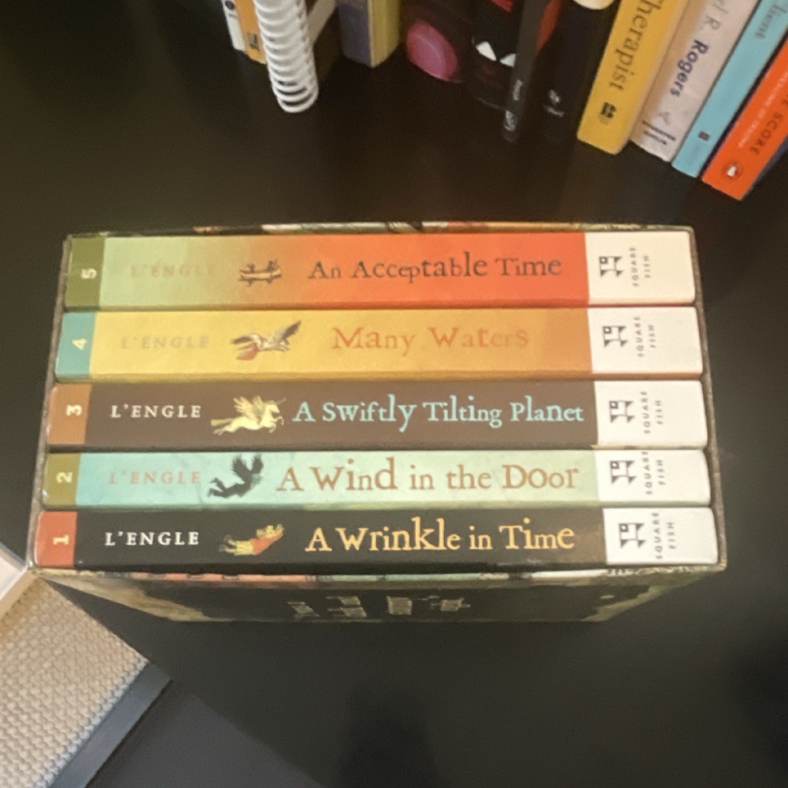 A Wrinkle in Time Quintet by L&rsquo;Engle (Paperback, Square Fish)