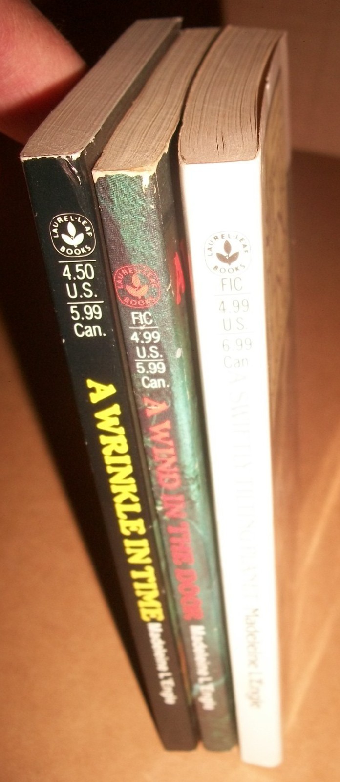 Madeleine L&rsquo;Engle Trilogy 1-3 Murry Kairos vintage 70s Laurel-Leaf lot of 3 PBVG