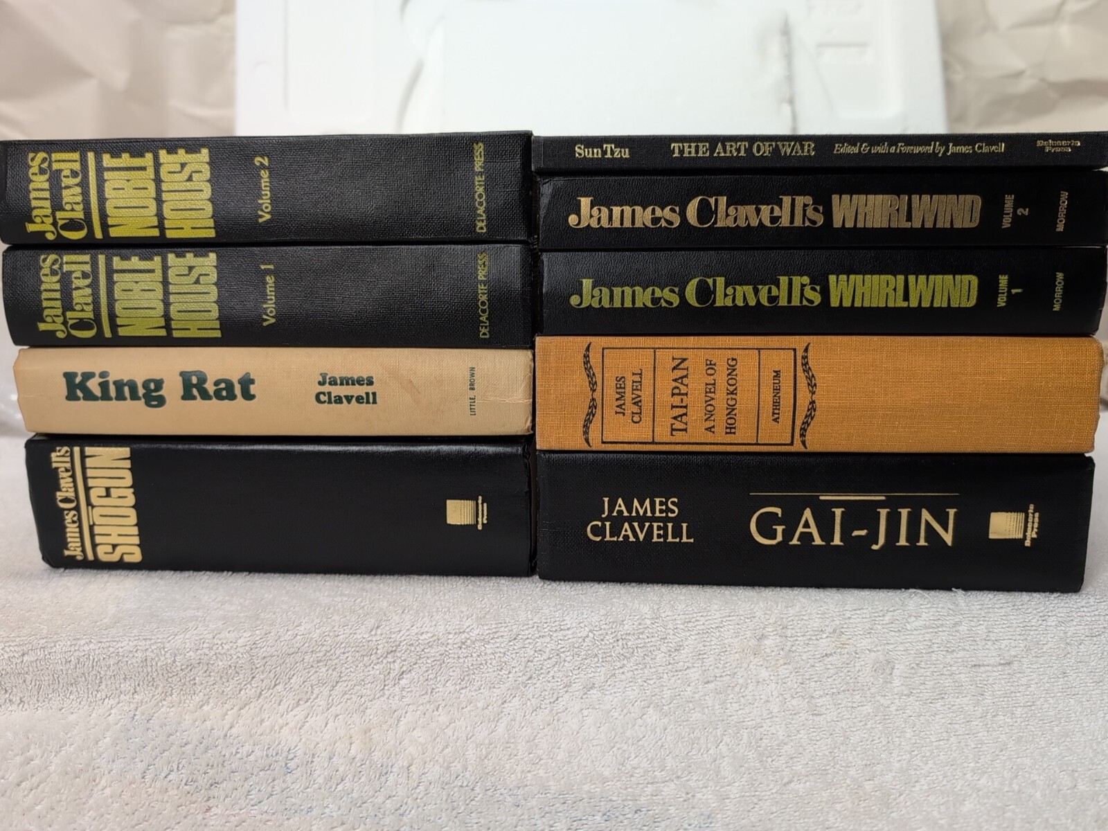 SHOGUN by James Clavell ~ 9 VOLUME COMPLETE SET in Custom Mylar ~ 9 Vols Wow!!!!