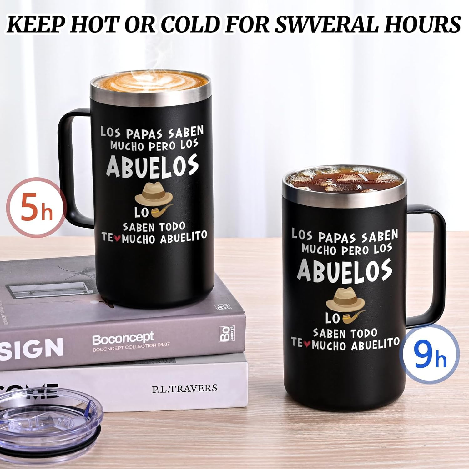 Abuelo Father&rsquo;S Day Gifts, Regalos Para El Mejor Abuelo Del Mundo, 20 Oz Grandfa