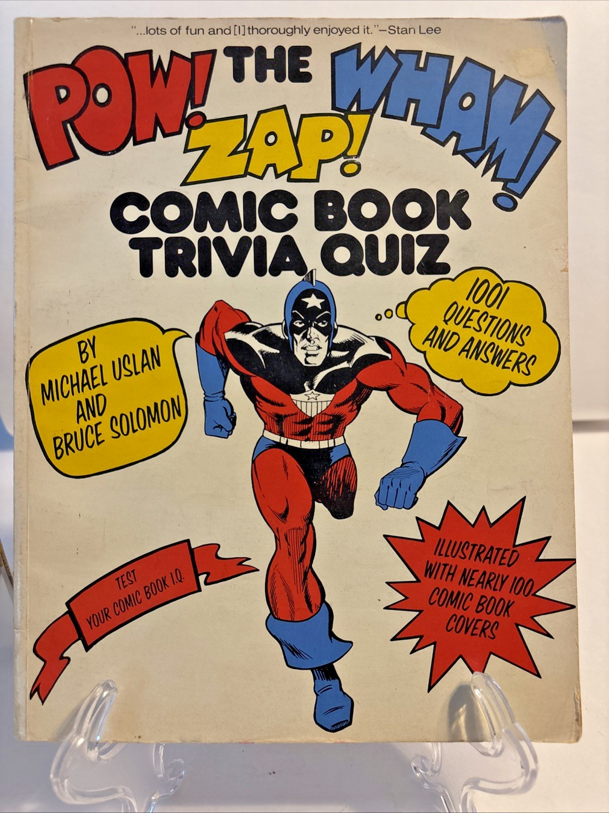 Vintage 1977 Comic Book Trivia Quiz & 1978 Alien Creatures Books Sci-Fi Horror