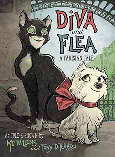 Diva and Flea: A Parisian Tale – Paperback, by Mo Willems – Very Good