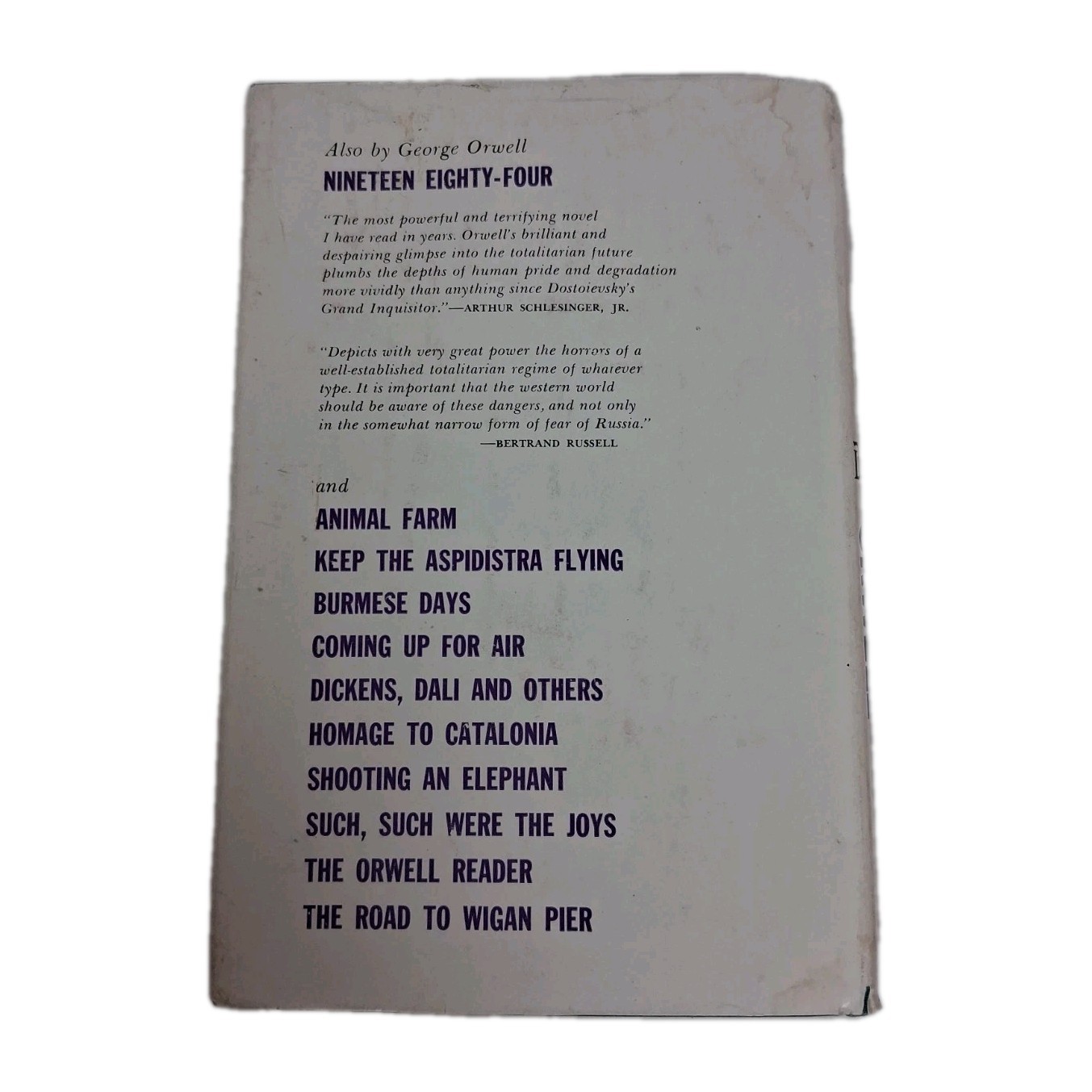 The Clergyman&rsquo;s Daughter George Orwell [1959 US Edition] Hardcover Dust Jacket