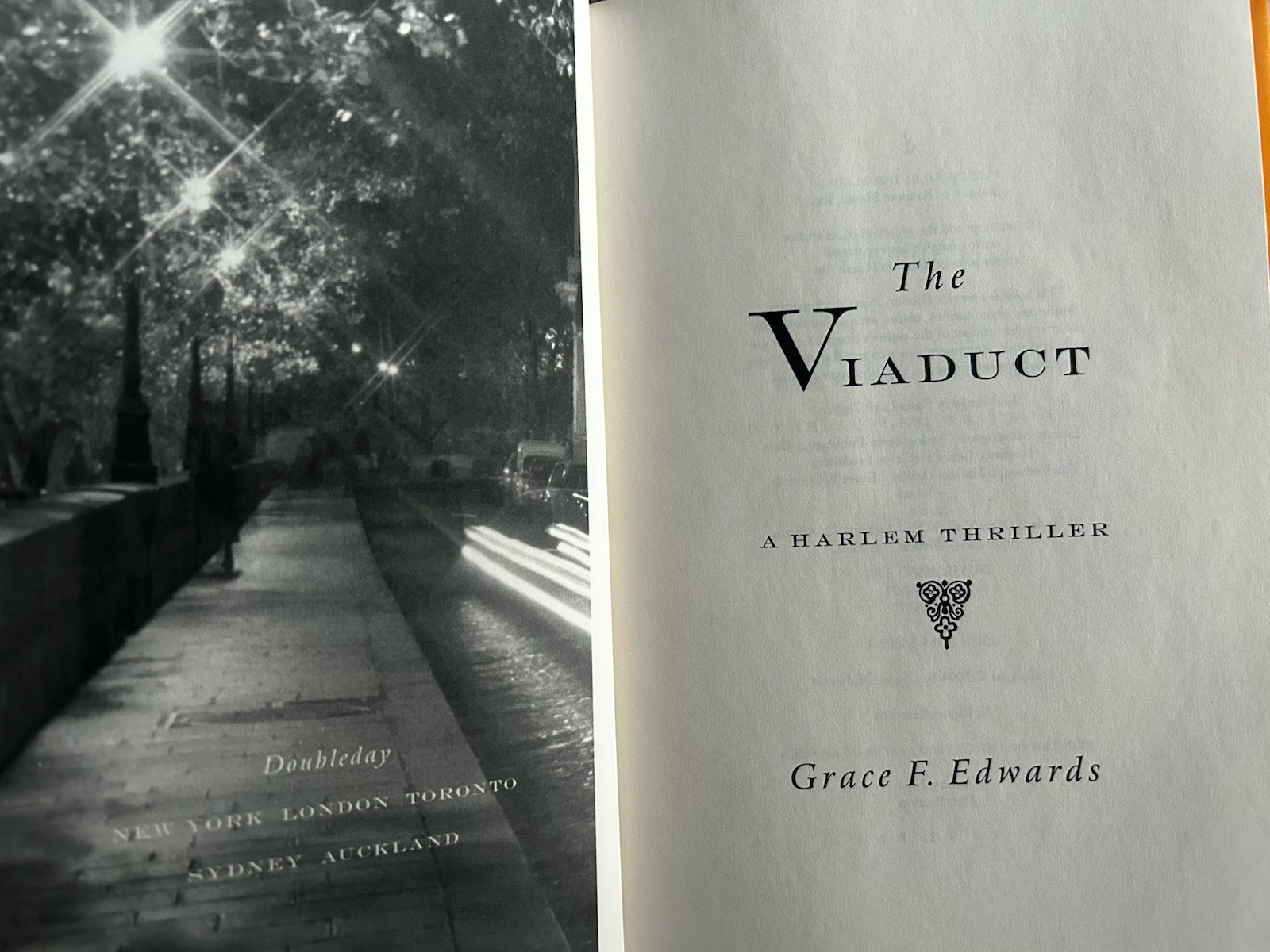 The Viaduct by Grace F Edwards hardcover First Edition 2004