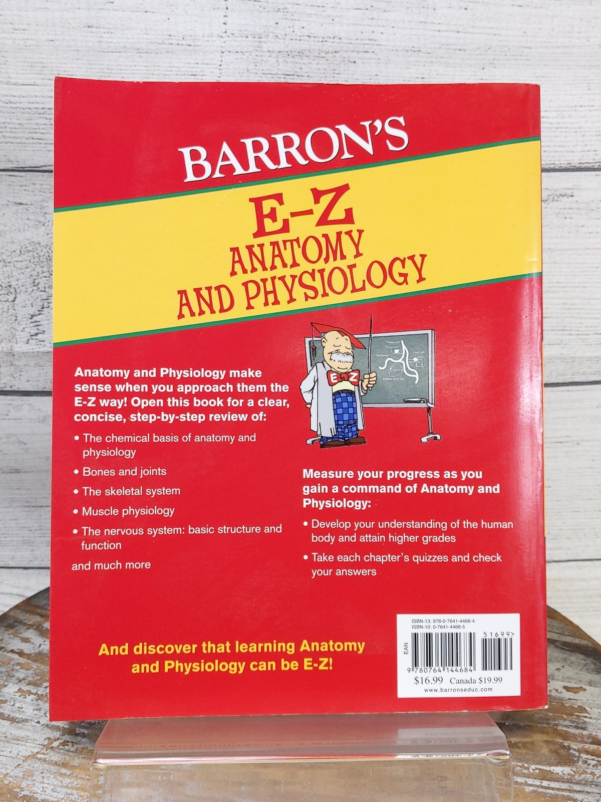 E-Z Anatomy and Physiology (Barron&rsquo;s Easy Way) Paperback Book