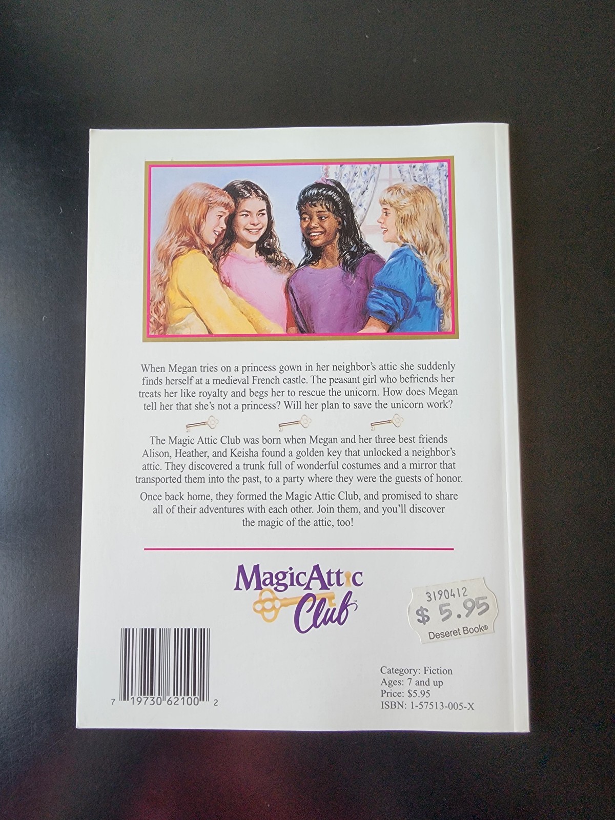 Girls&rsquo; Historical Fiction & Fantasy 3 Book Lot Newbery Winners Magic Attic Club