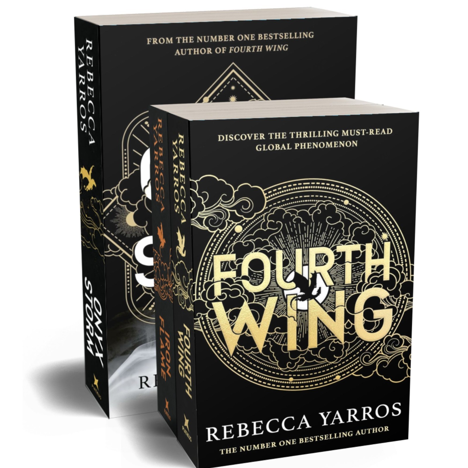 The Empyrean series 3 Books collection set Fourth Wing & Iron Flame PB Onyx HB