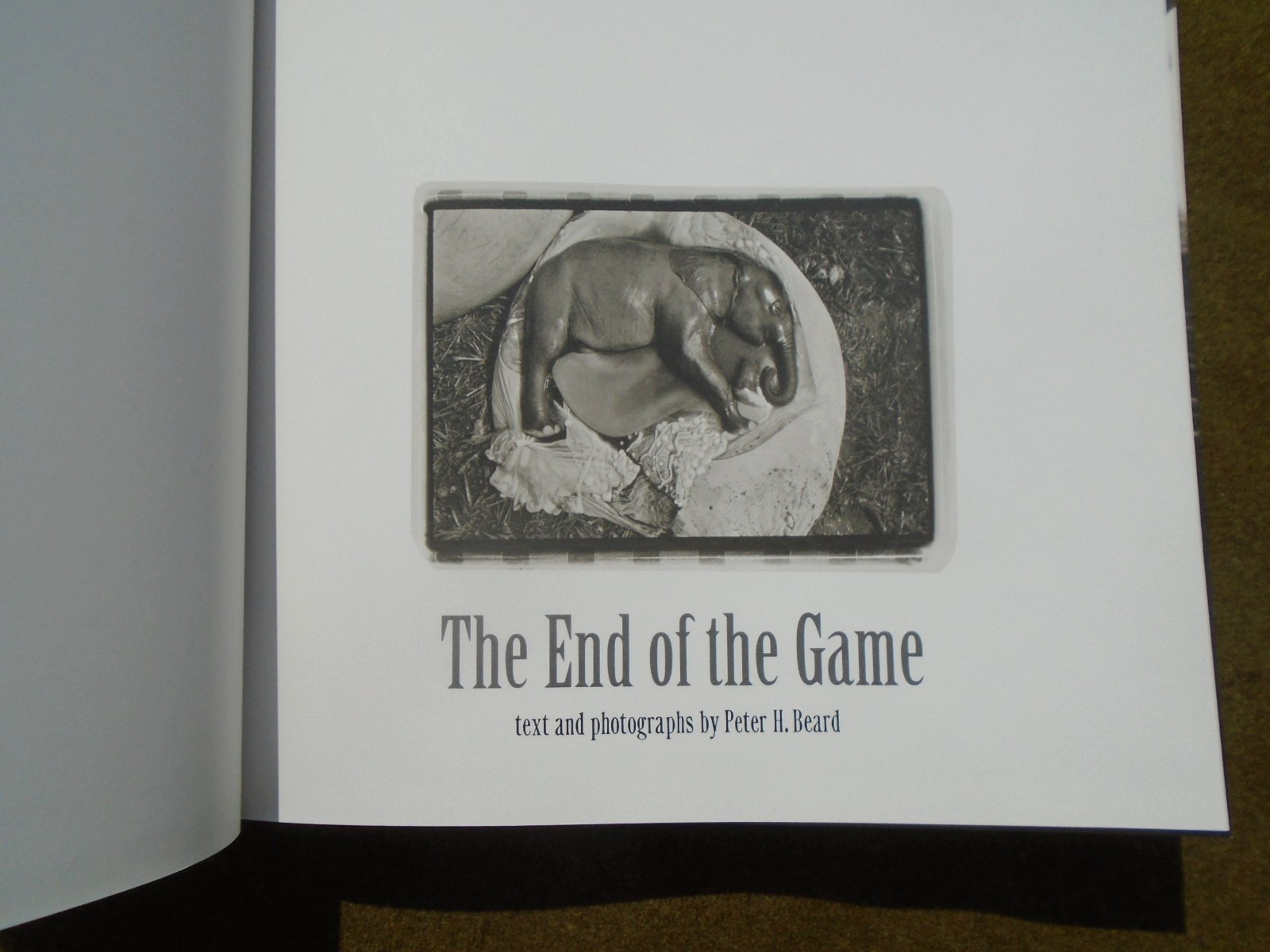 The End of the Game By Peter Beard Taschen 2008 Hardcover African Wildlife ~ VG+
