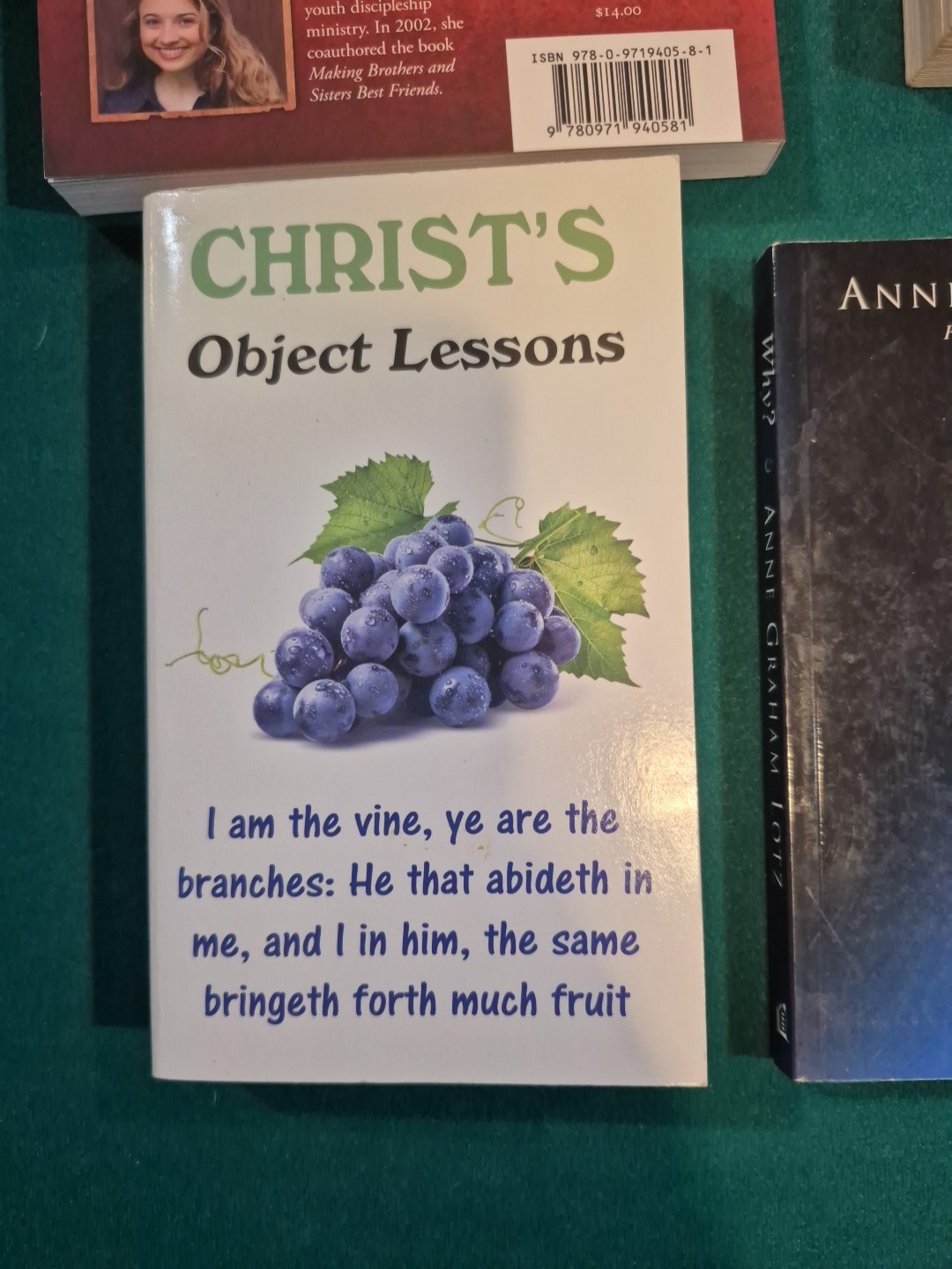 Christian Book Lot Grace Mally Anne Graham Lotz E.G. White