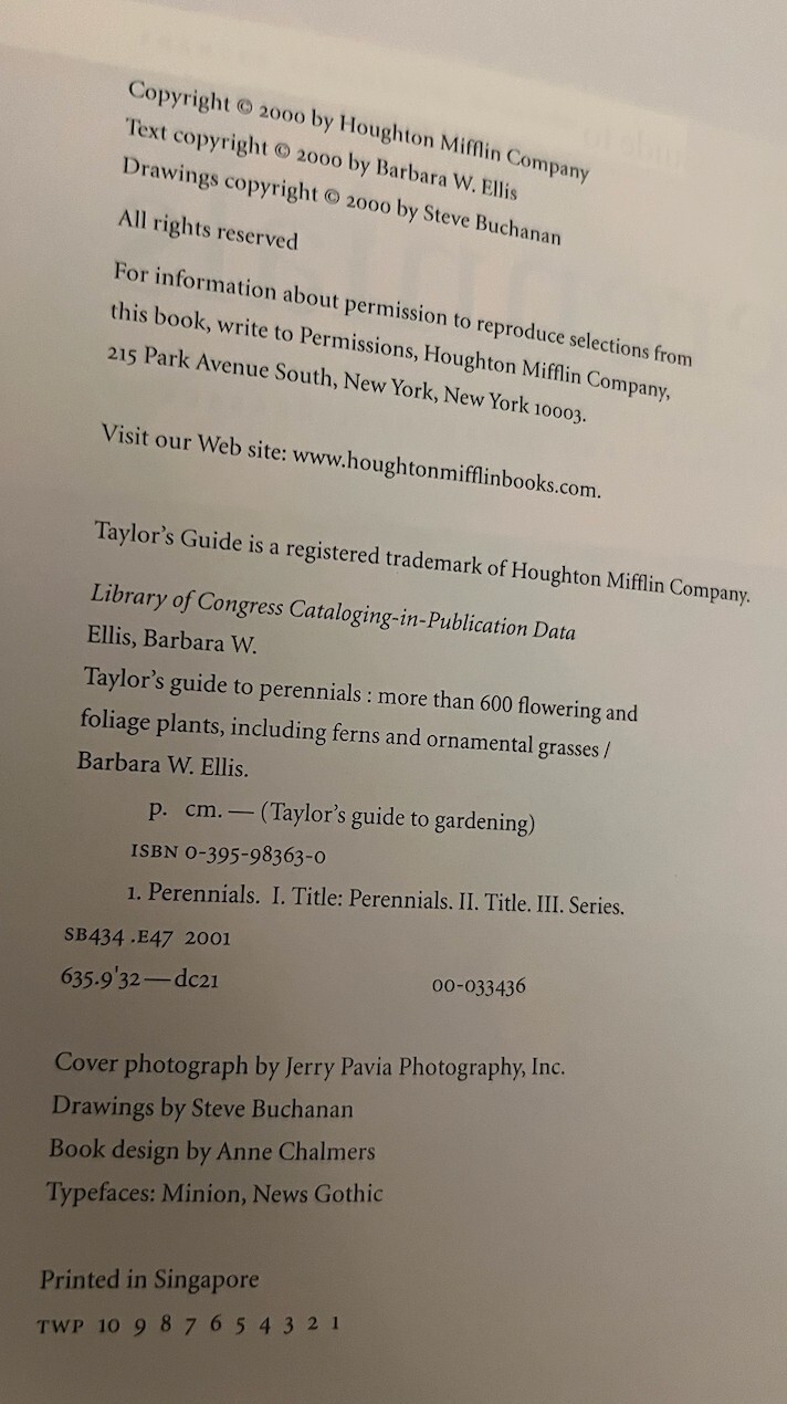 Taylor&rsquo;s Guides to Gardening: Taylor&rsquo;s Guide to Perennials 
