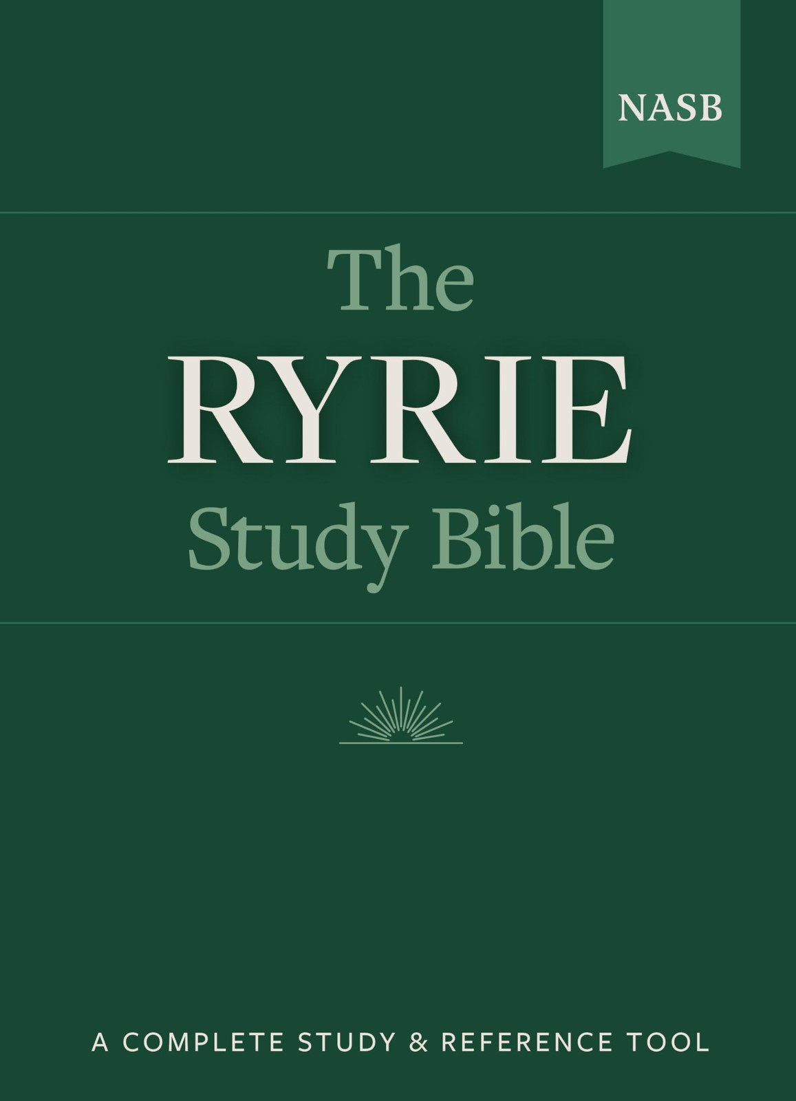 The Ryrie NAS Study Bible Genuine Leather Black Red Letter (New American Sta…