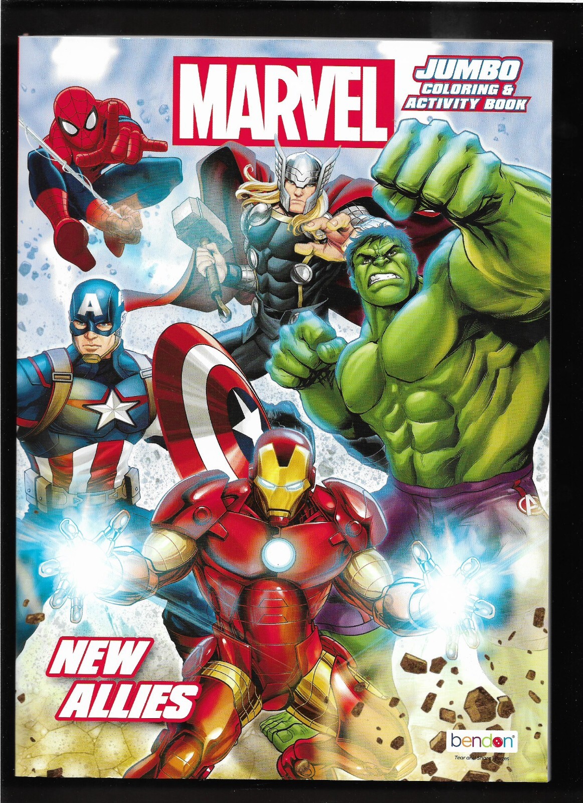 2023 Marvel  » NEW ALLIES  » Jumbo Coloring & Activity Book – 80 Pages