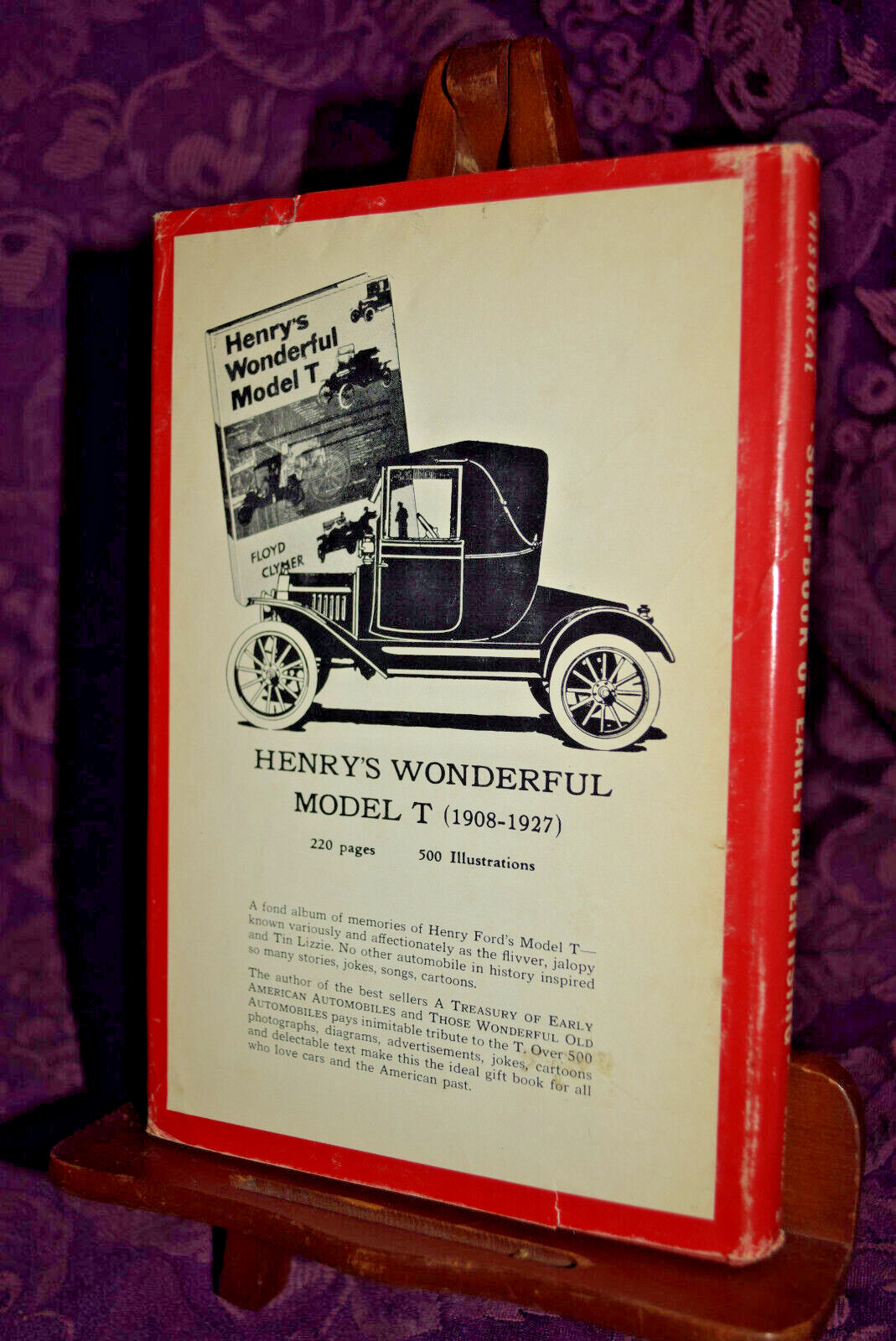 Floyd Clymer&rsquo;s Historical Scrapbook Early Advertising 1955 Hardcover HCDJ Book