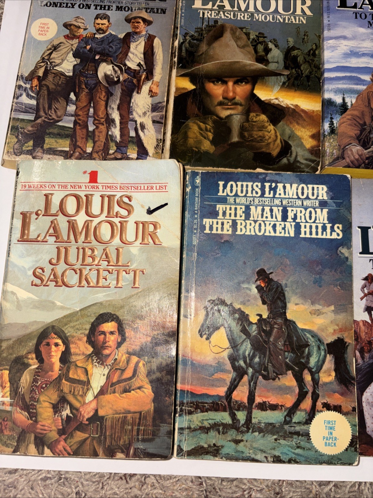 Complete Set Series Lot of 19 Sackett Family Saga Books by Louis L&rsquo;Amour Set 17
