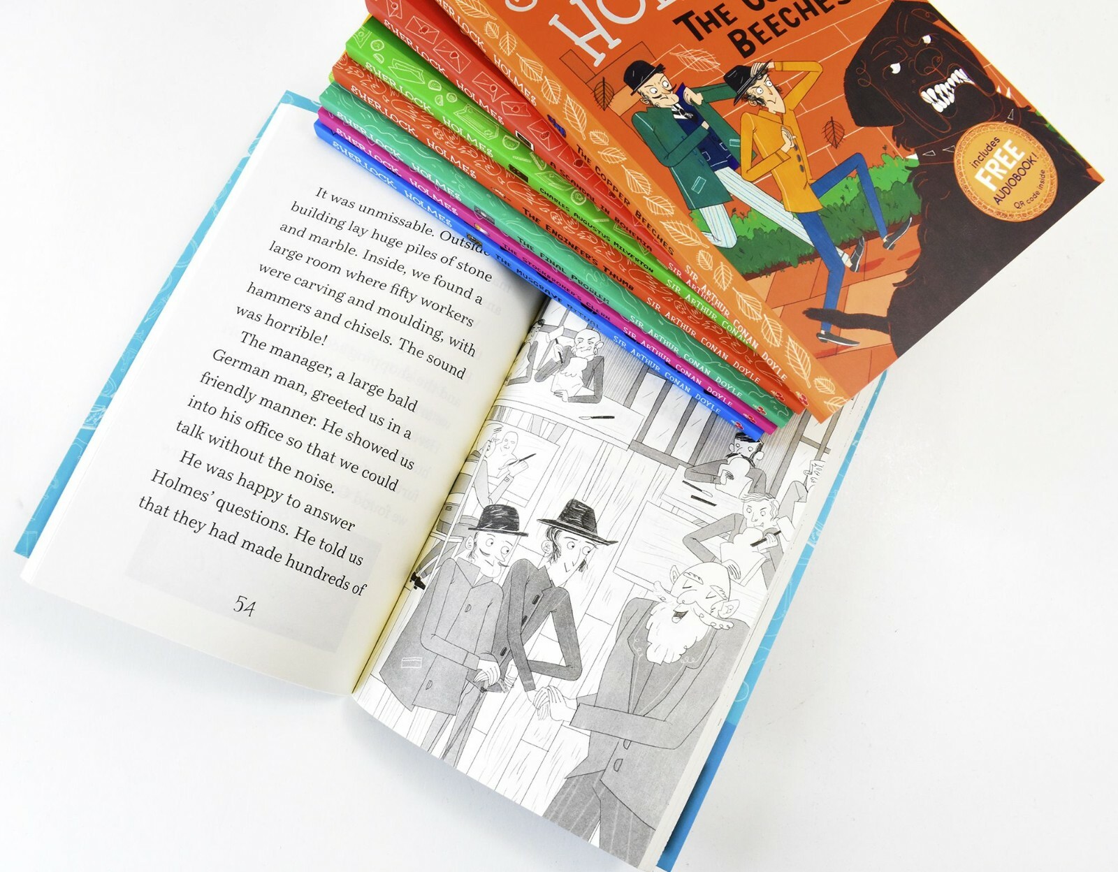 The Sherlock Holmes Children&rsquo;s 10 Books (Series 2) by Sir Arthur Conan Doyle- PB
