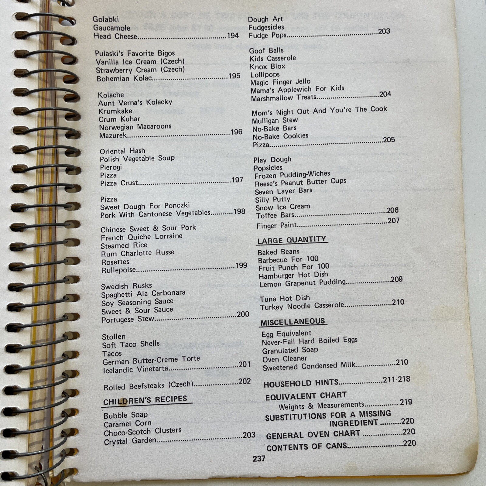 Ivanhoe MN Minnesota cookbook ethnic Czech Kolache Polish pierogi German Stollen