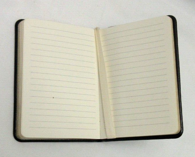 APPALACHIAN TRAIL 3×4&Prime; MIN Guide Leather Cover Notebook w Maps Info 160 Pgs NAVY